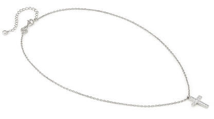 Nomination 240905/031 Carismatica Large Cross Necklace White CZ