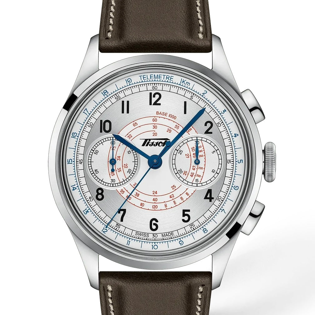 Tissot T142.462.16.032.00 Telemeter 1938 42mm Watch
