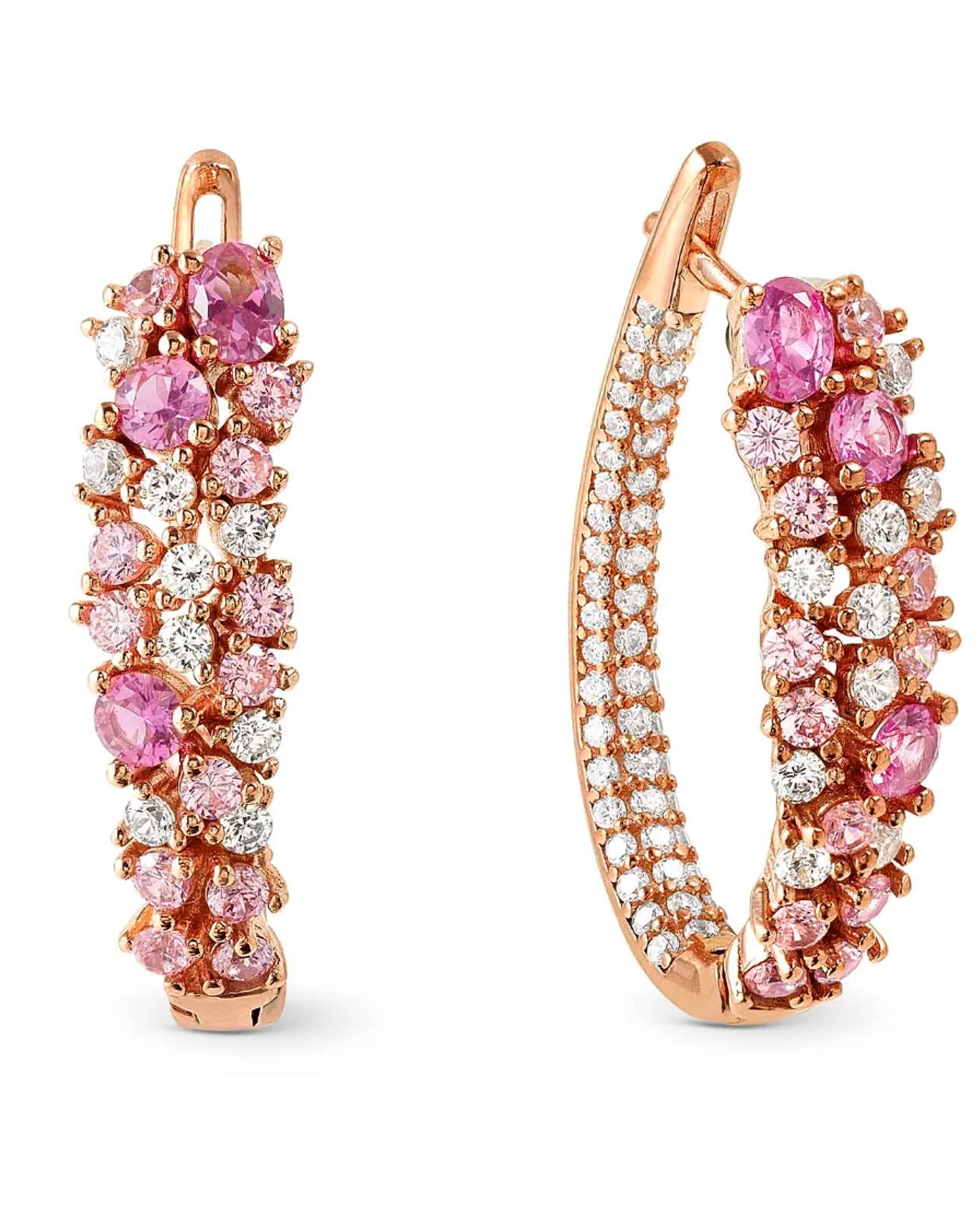 Nomination 241607/011 Mosaica Rose Gold Earrings with CZ