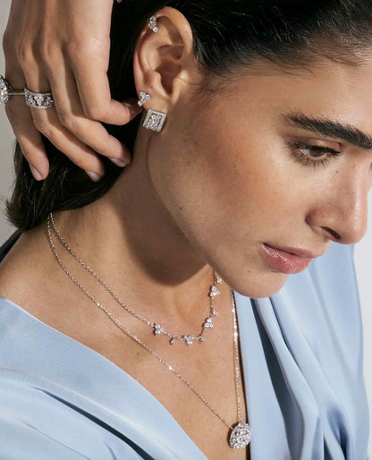 Nomination 242511/010 Life Bouquet Silver Earrings