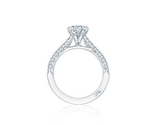 Tacori HT2546 RD 6W Petite Crescent Engagement Ring Setting