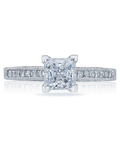 Tacori 2576PR5.5 Engagement Ring - Princess Cut 1.01 ct Center