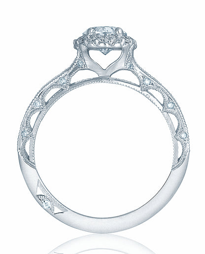 Tacori 2618 Oval 8x6W Reverse Crescent Engagement Ring Setting