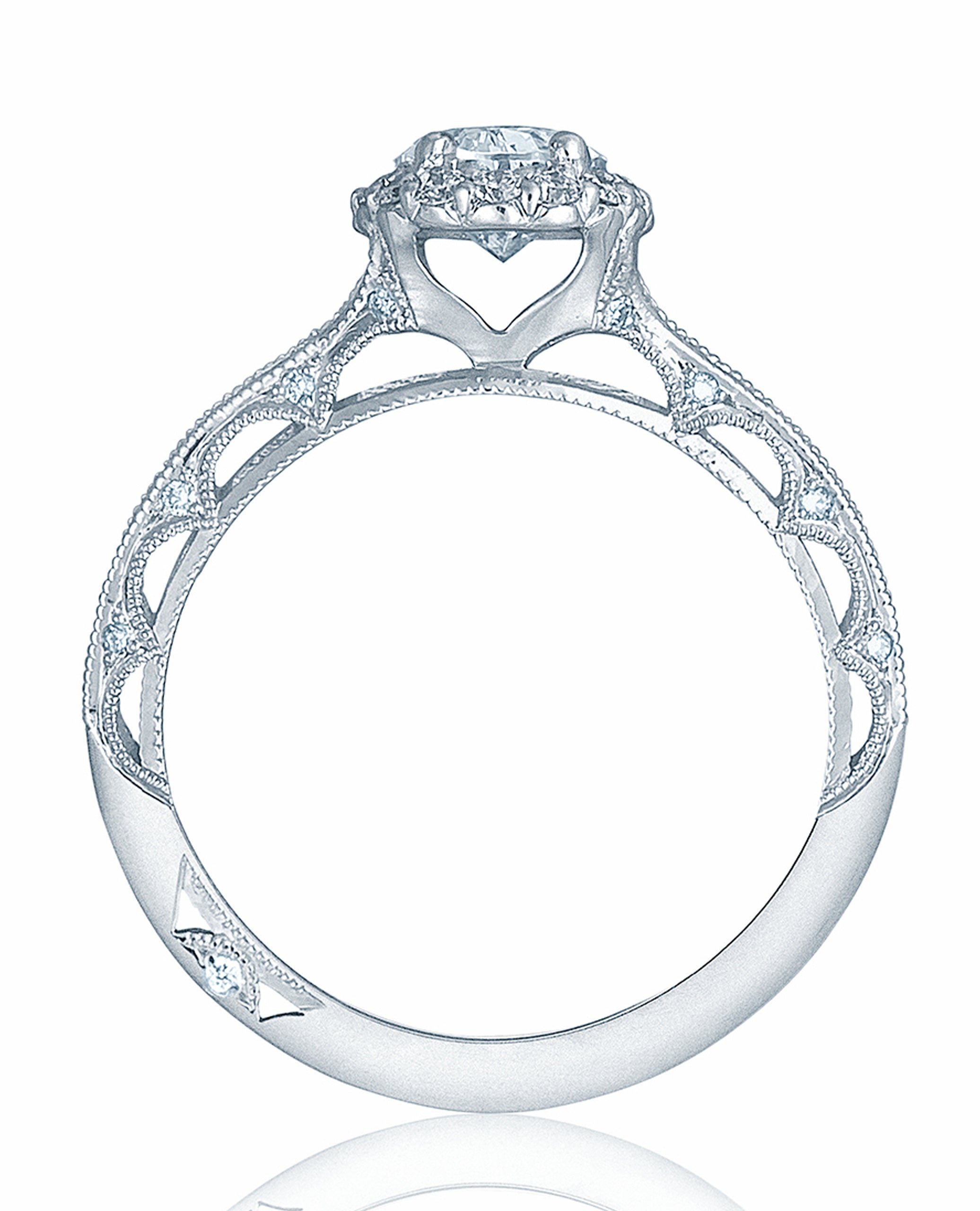 Tacori 2618 OV 8x6W Reverse Crescent Engagement Ring
