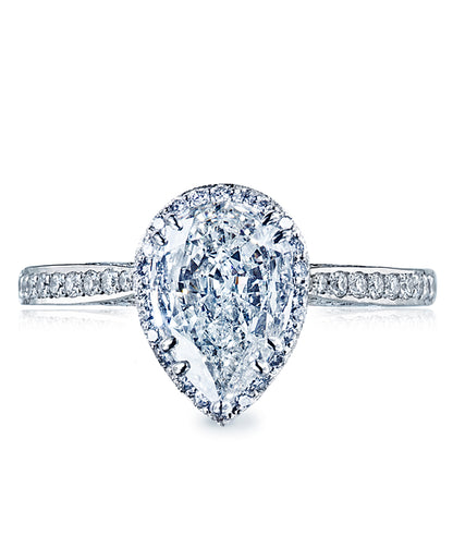 Tacori 2620 PS10X7P Dantela Platinum Engagement Ring