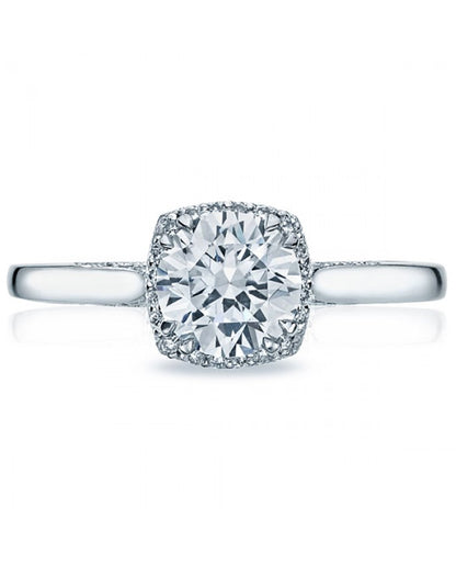 Tacori 2620 RDMD Dantela Platinum Engagement Ring