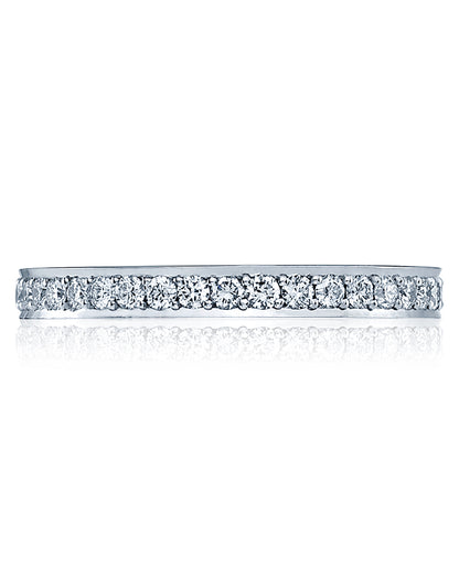 Tacori 2630 B LGP Half Way Diamond 0.29 Carats Dantela Platinum Wedding Band Large