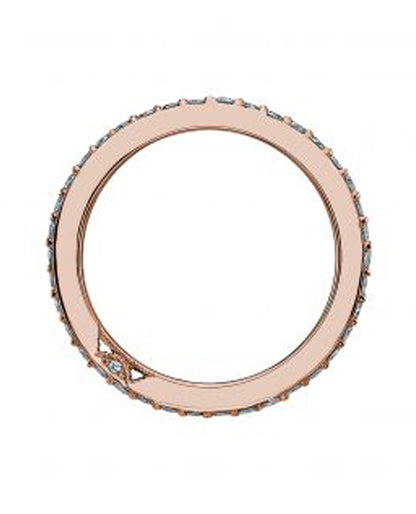 Tacori 2630 BMD Dantela 18K Rose Gold Eternity Band Size 6.5