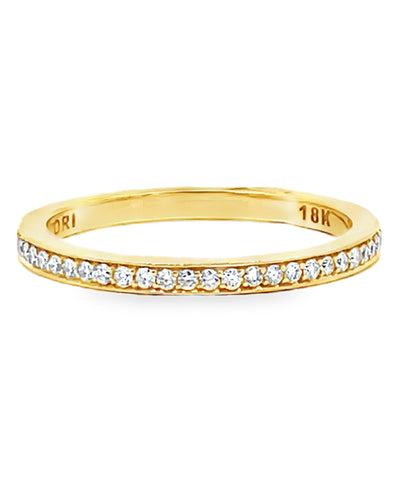 Tacori 2630 Dantela Band in 18K Yellow Gold with Diamonds 0.27 Carats