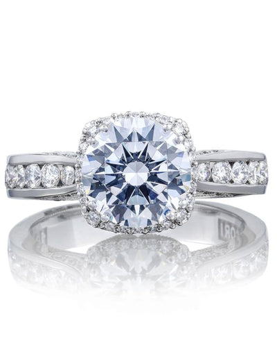 Tacori 2646 3RDC7.5W 18K White Gold Engagement Ring Setting