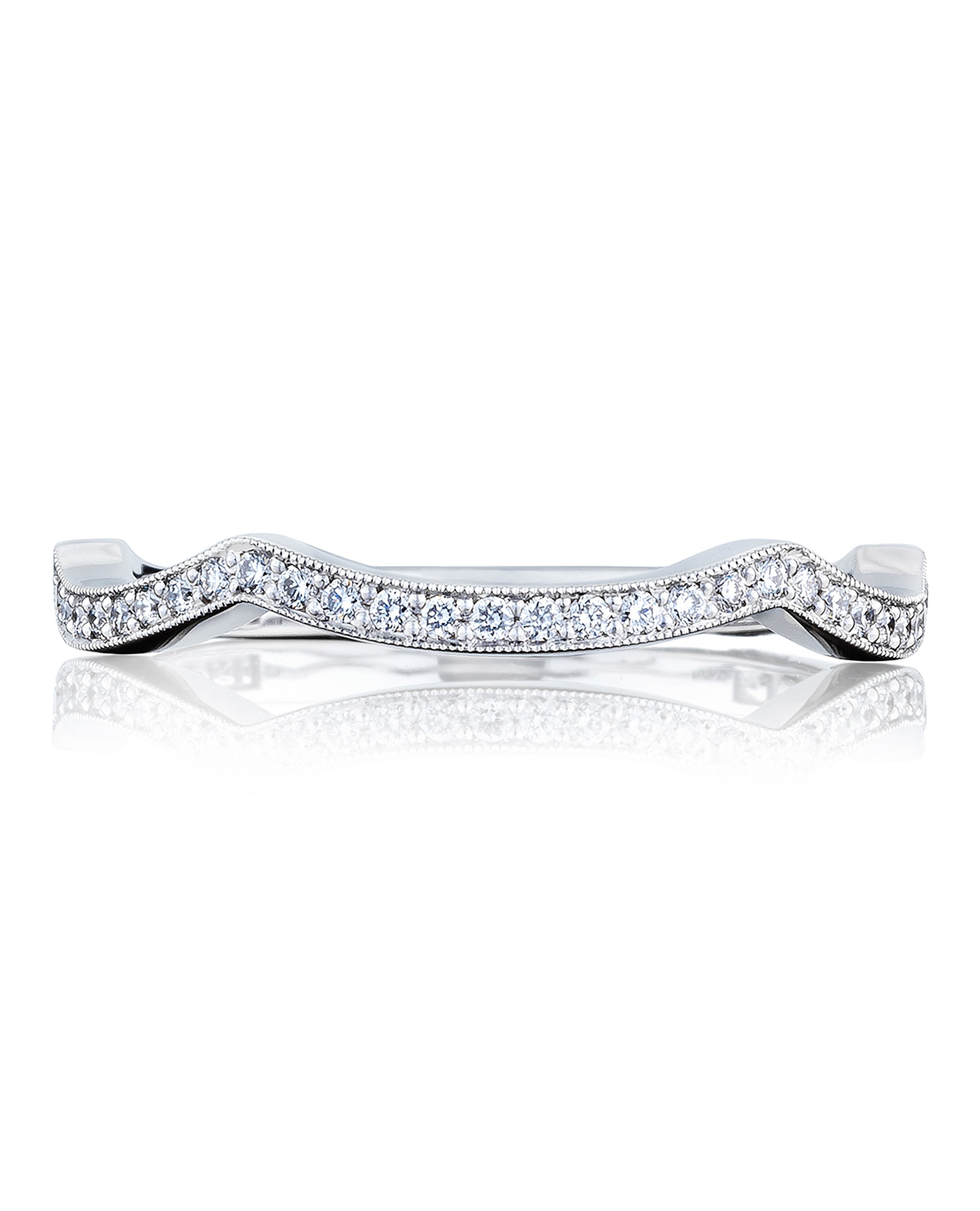 Tacori 2647 MDB Platinum Wedding Band