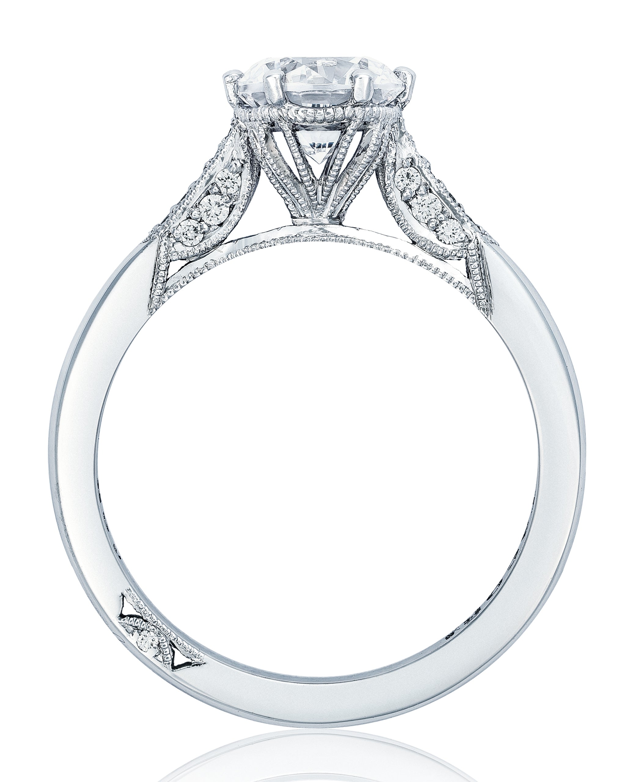 Tacori 2651 RD7 Simply Tacori Platinum Engagement Ring