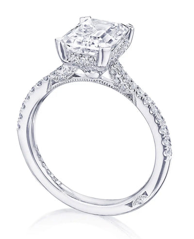 Tacori 2671  Simply Tacori Engagement Ring for Emerald or Radiant Cut 10X8 Millimeter Stone