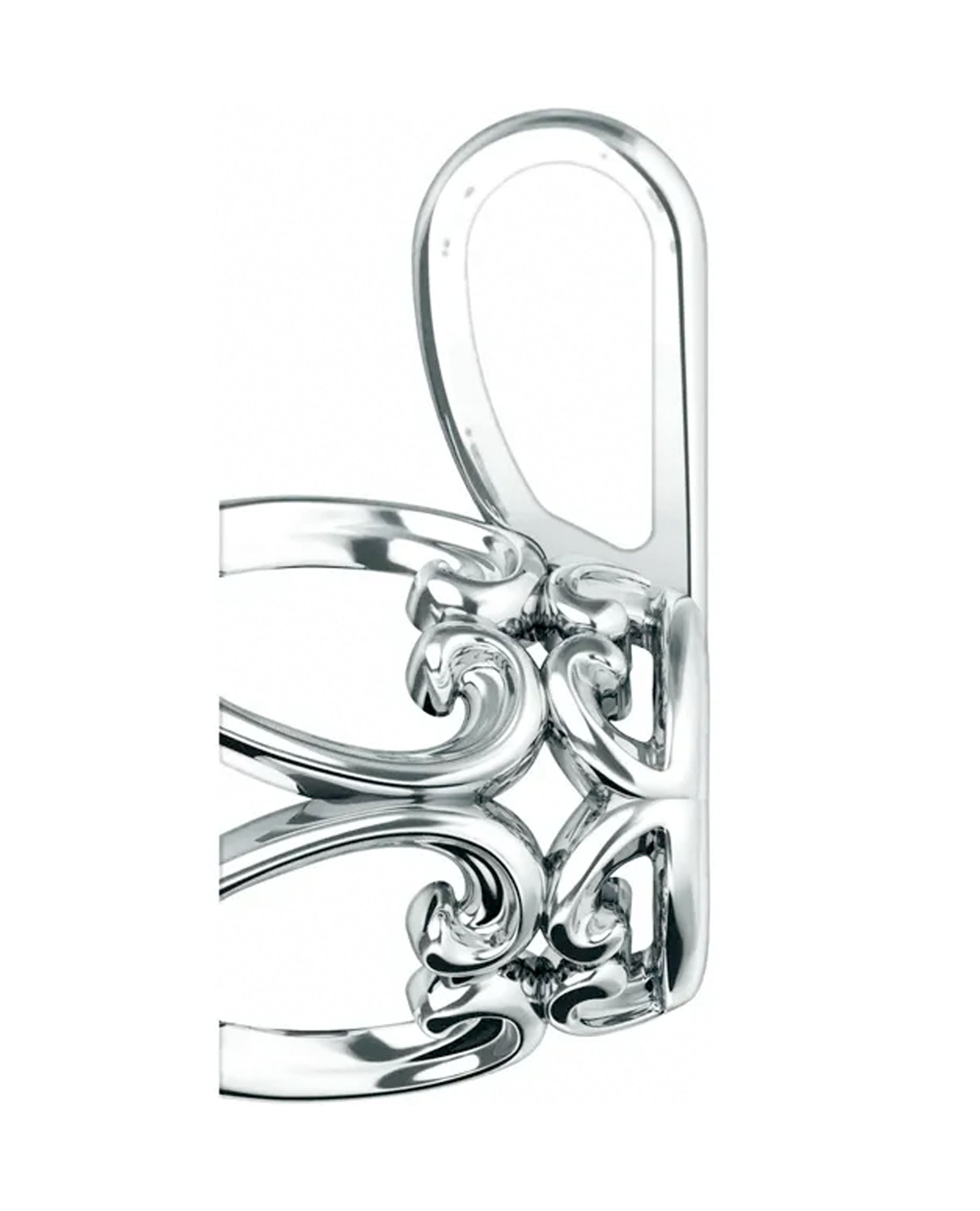 Platinum Scroll Pendant