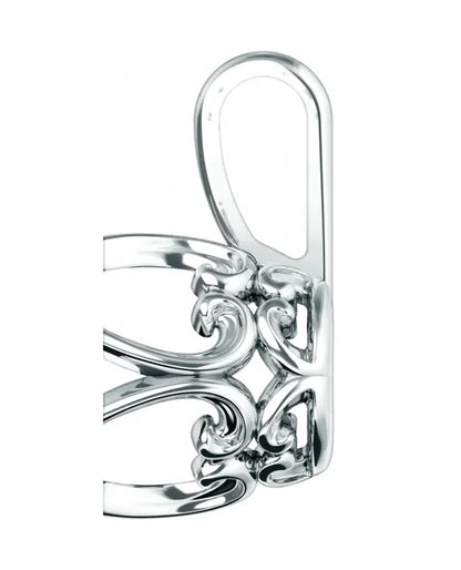 Platinum Scroll Pendant