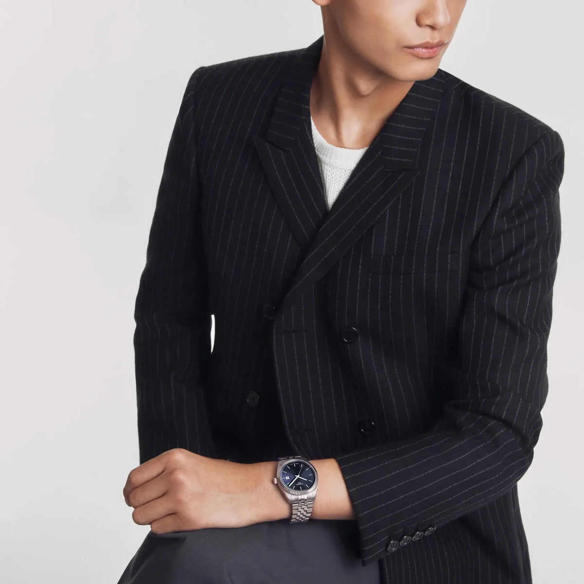 Tissot T156.410.11.041.00 Ballade 40mm Watch with Blue Dial and Swiss Quartz Movement