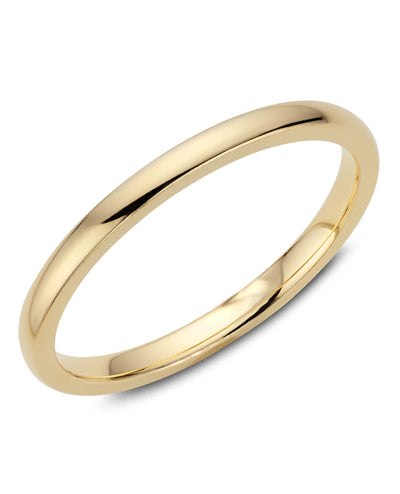 14K Yellow Gold 3mm Wide Band