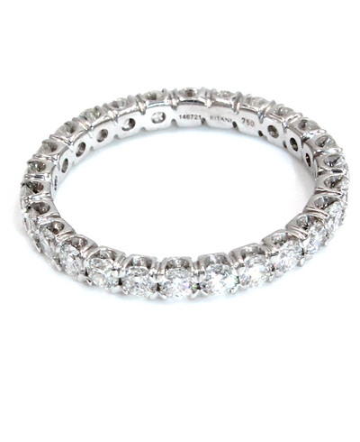 Ritani 32720ARWG 18K Eternity Band with Diamonds 1.30 Carats