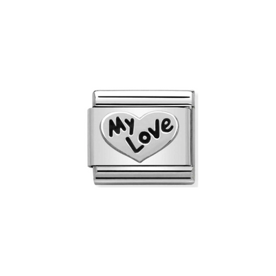 Nomination Composable Link 330101/09 Heart My Love
