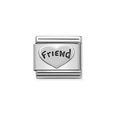 Nomination Composable Link 330101/18 Friend Heart
