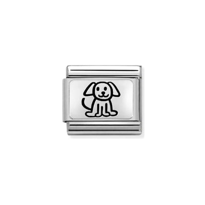 Nomination Composable Link 330109/52 Puppy Family Dog