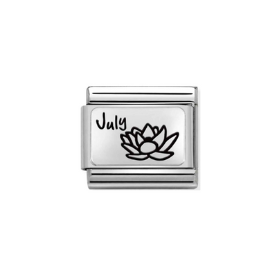 Nomination Composable Link 330112/19 July Flower Plate
