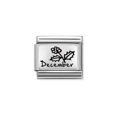 Nomination Composable Link 330112/24 December Flower Plate