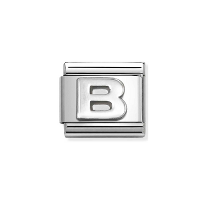 Nomination Composable 330113/02 Silver B Initial