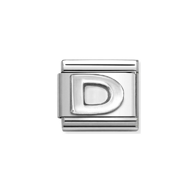 Nomination Composable 330113/04 Silver D Initial