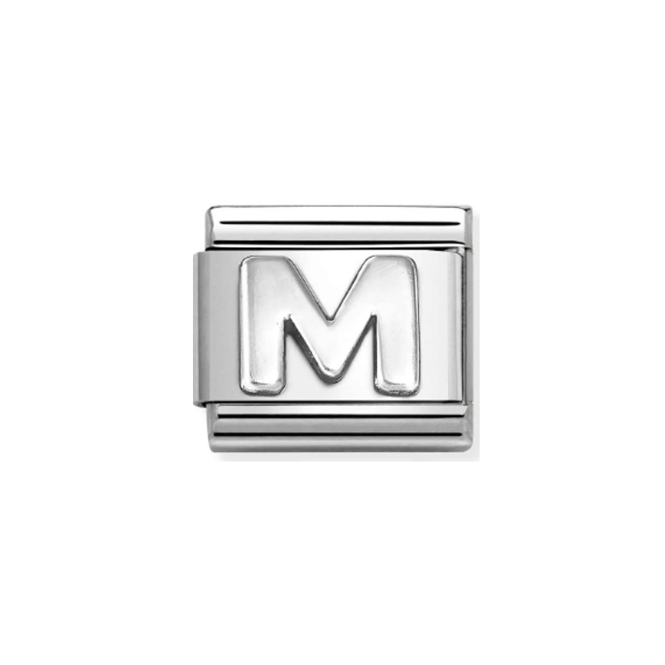 Nomination Composable 330113/13 Silver M Initial