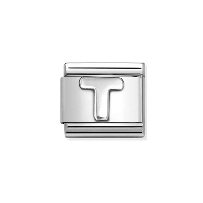 Nomination Composable 330113/20 Silver T Initial