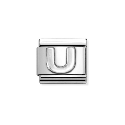 Nomination Composable 330113/21 Silver U Initial
