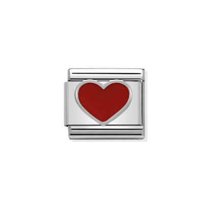 Nomination Composable Link 330202/17 Red Heart