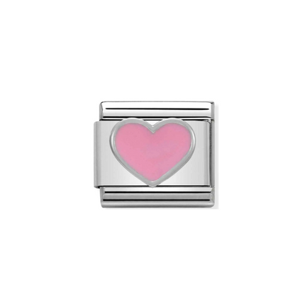Nomination Composable 330202/18 Pink Heart Link