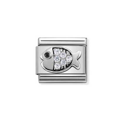 Nomination Composable 330304/28 Fish with White CZ