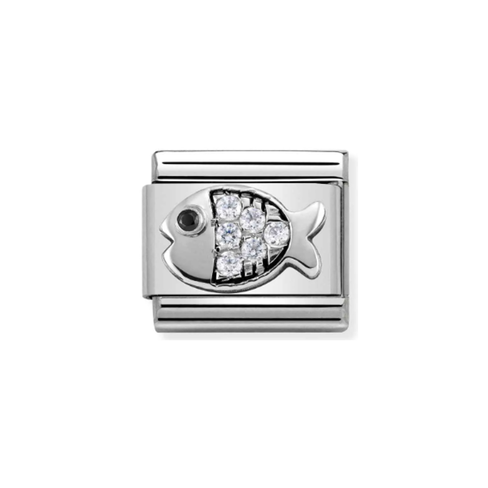 Nomination Composable 330304/28 Fish with White CZ