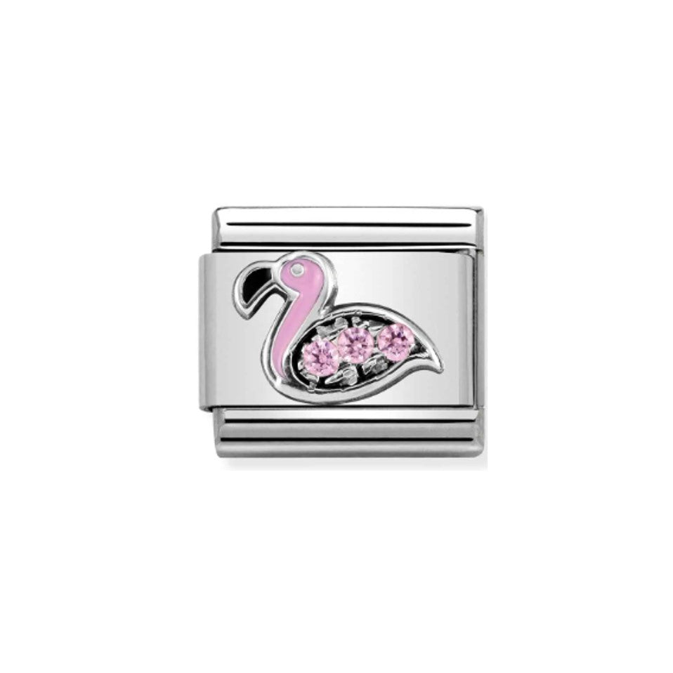 Nomination Composable 330304/31 Flamingo with CZ