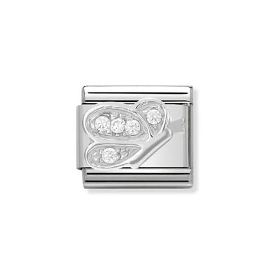 Nomination Composable 330304/04 Classic Symbols Silver Butterfly with CZ