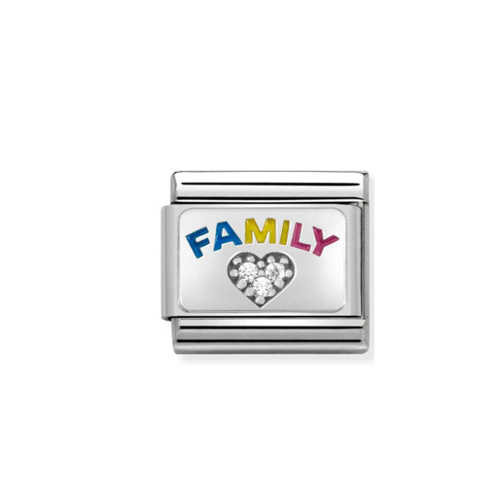 Nomination Composable 330306/08 Family with Heart Link