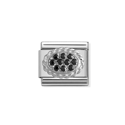 Nomination Composable 330316/04 Oval Black Link