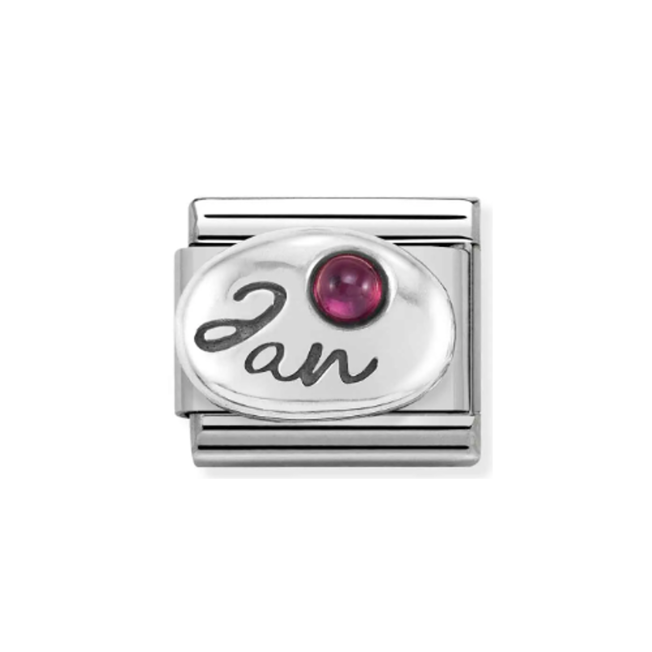 Nomination Composable 330505/01 January Garnet Classic Symbols Charm