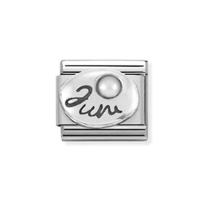Nomination Composable 330505/06 June White Pearl Classic Symbols Charm