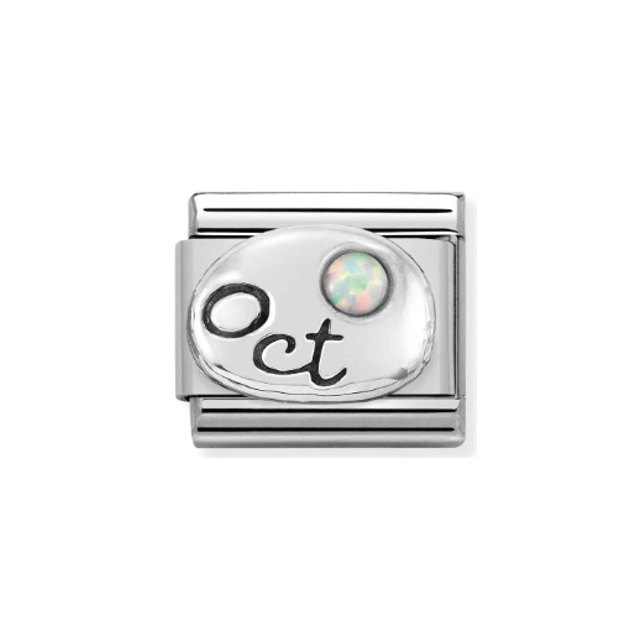Nomination Composable 330505/10 October White Opal Classic Symbols Charm