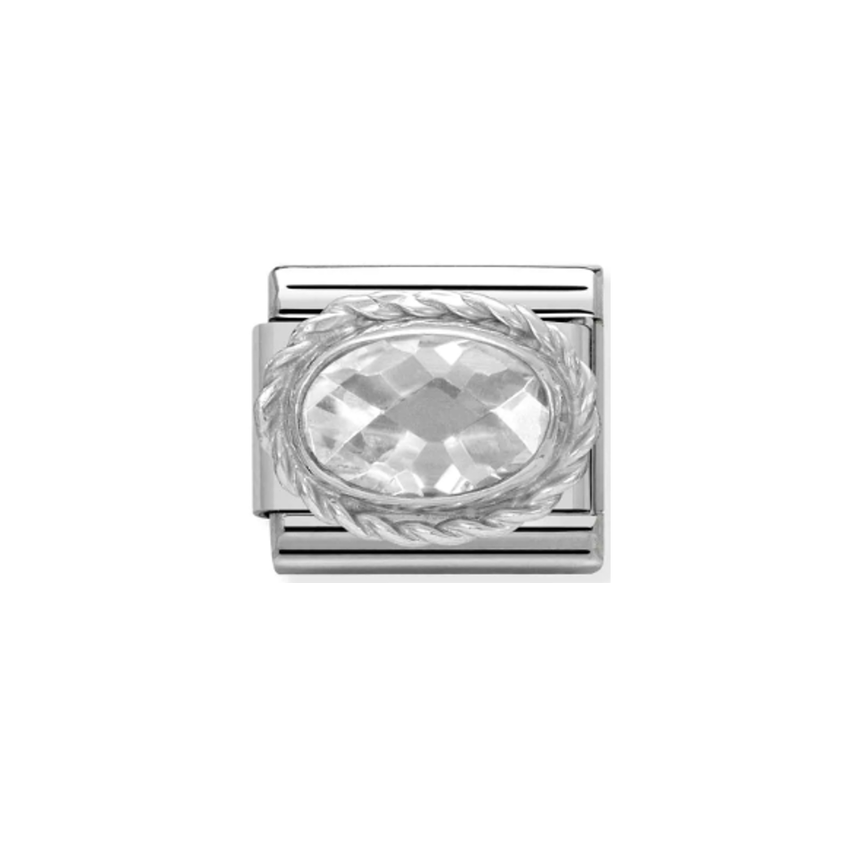Nomination Composable 330604/010 White Faceted CZ