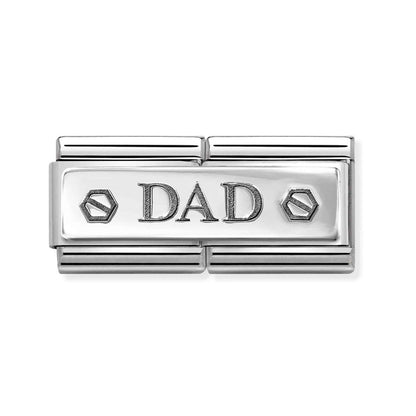 Nomination Composable 330710/48 Classic Double Dad with Hex Screws
