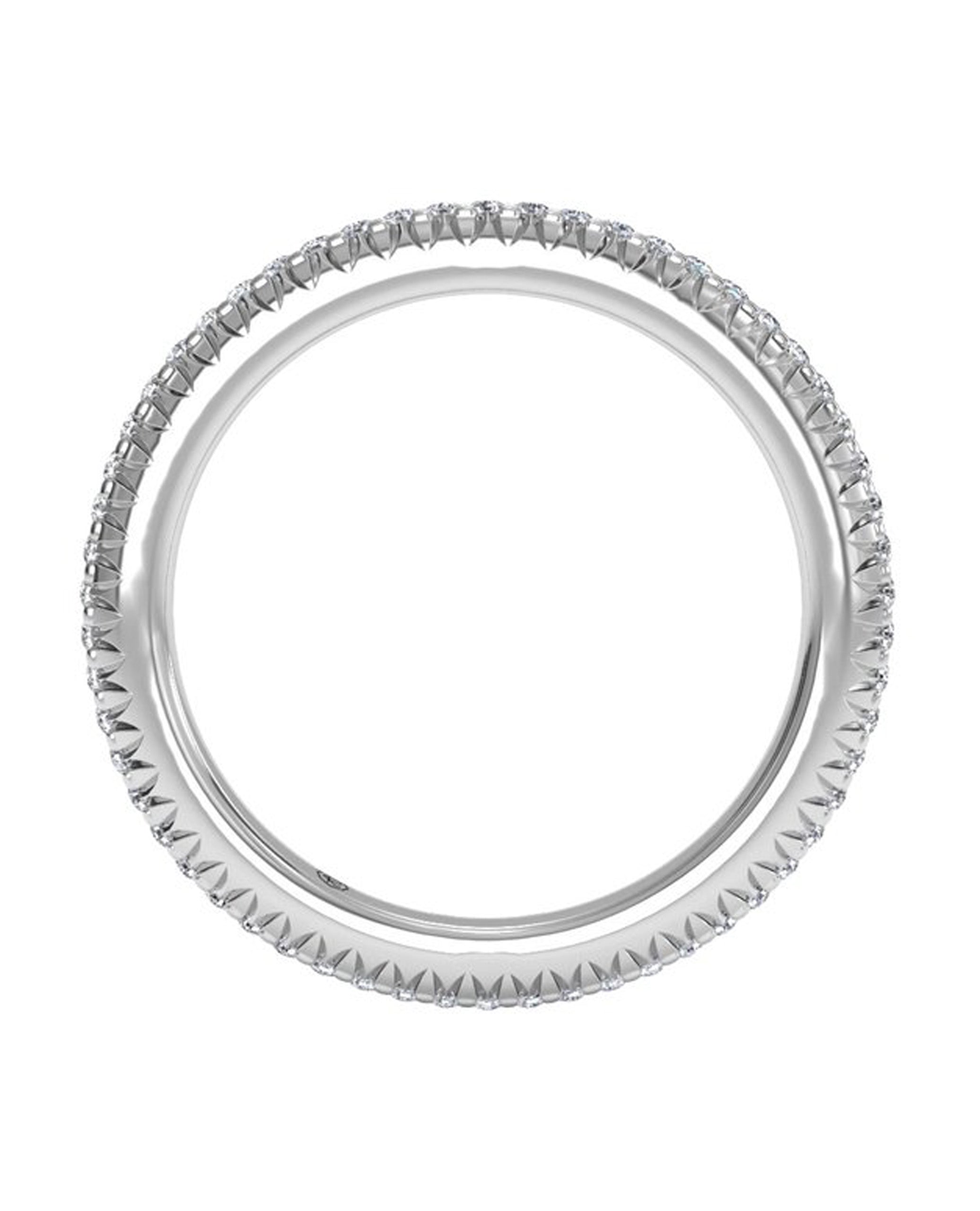 Ritani 21323 18k White Gold Diamond Eternity Band
