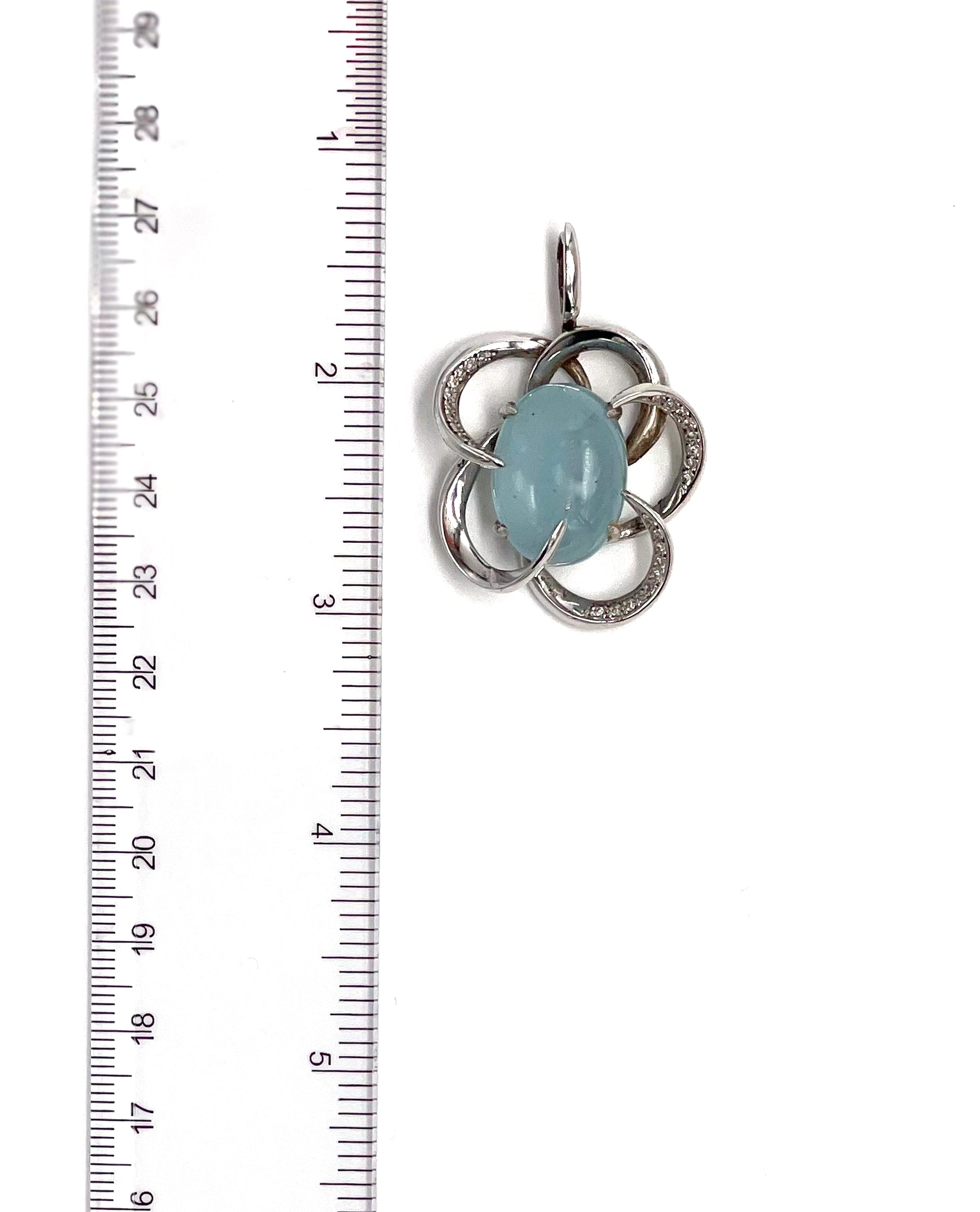 Pre-owned 18K White Gold Pendant by Ilias Lalaounis