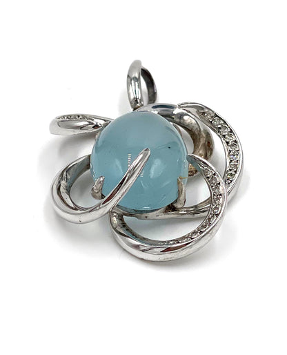 Pre-owned 18K White Gold Pendant by Ilias Lalaounis