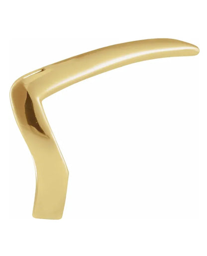 14K Yellow Gold V-Shaped Ring