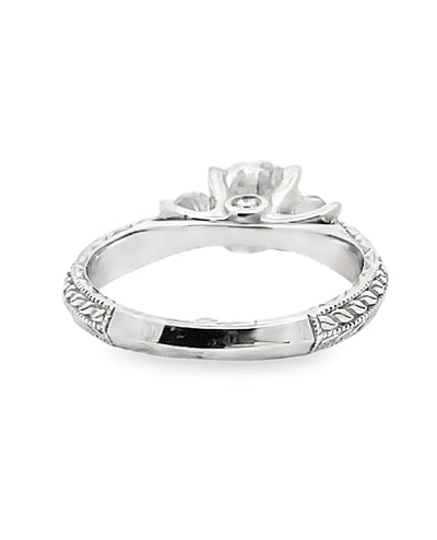 Scott Kay M11729 Vintage Crown Engagement Ring